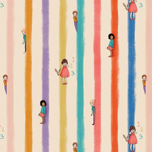 PLAYGROUND AND PARK Hide and Seek Stripe cream