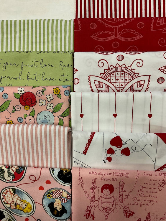 Valentine Panel, Heart Fabric, All My Heart, J. Wecker Frisch - Keri Quilts