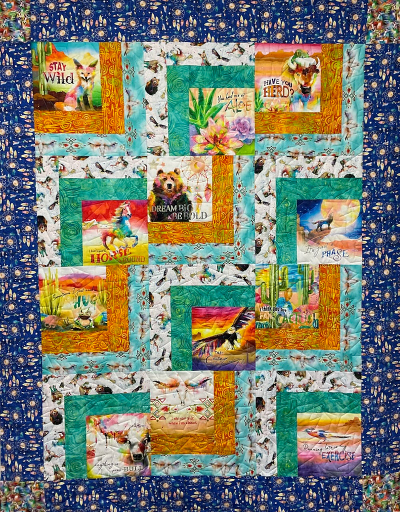 ALPINE VALLEY Whimsical West 57"x72" Villa Rosa Designs