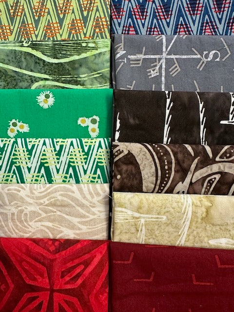 AT THE PIER 12 fat quarters