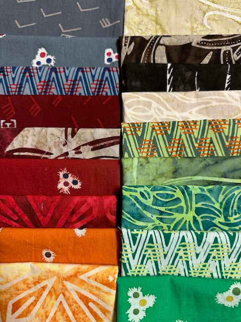 AT THE PIER 18 fat quarters