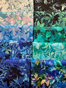 ARTFUL BLOOMS Cool 10 half yards