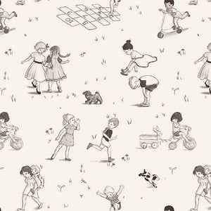 PLAYGROUND AND PARK Playground Toile cream