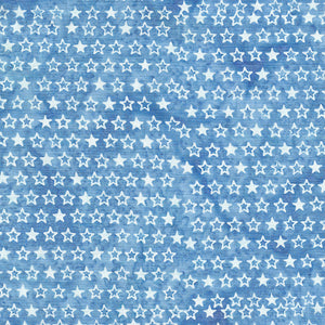 JUBILEE Stars blue chambray