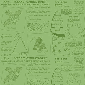 CLASSIC CHRISTMAS Handmade green