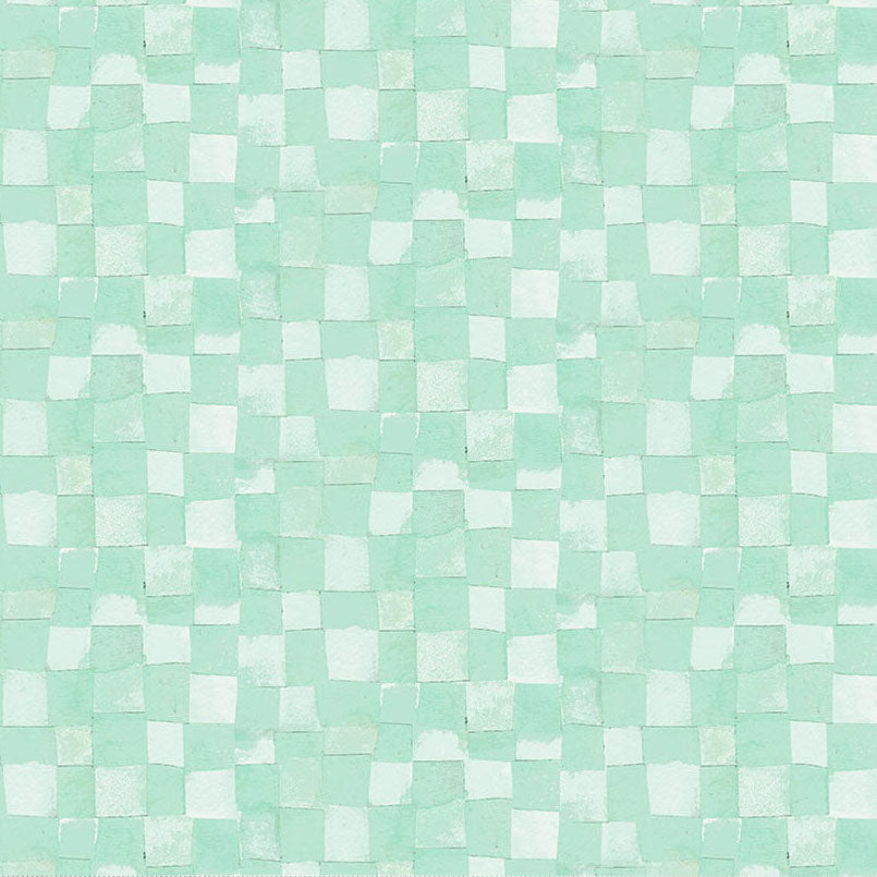 CONNECTIONS Checkerboard seafoam