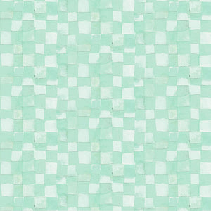 CONNECTIONS Checkerboard seafoam