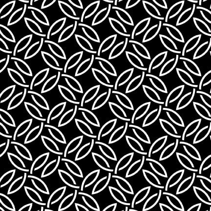 PARADOX II Stylized Leaves black