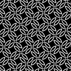 PARADOX II Stylized Leaves black