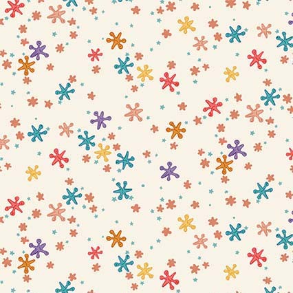 PLAYGROUND AND PARK Floral Jacks cream