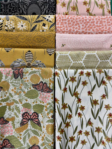 BEE GARDEN Porcelain 10 fat quarters