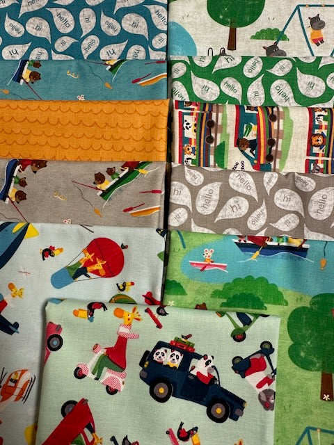 BUSY PLAY 11  fat quarters