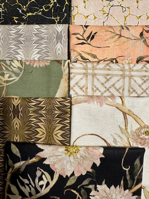 BLOOM TAPESTRY 9 fat quarters