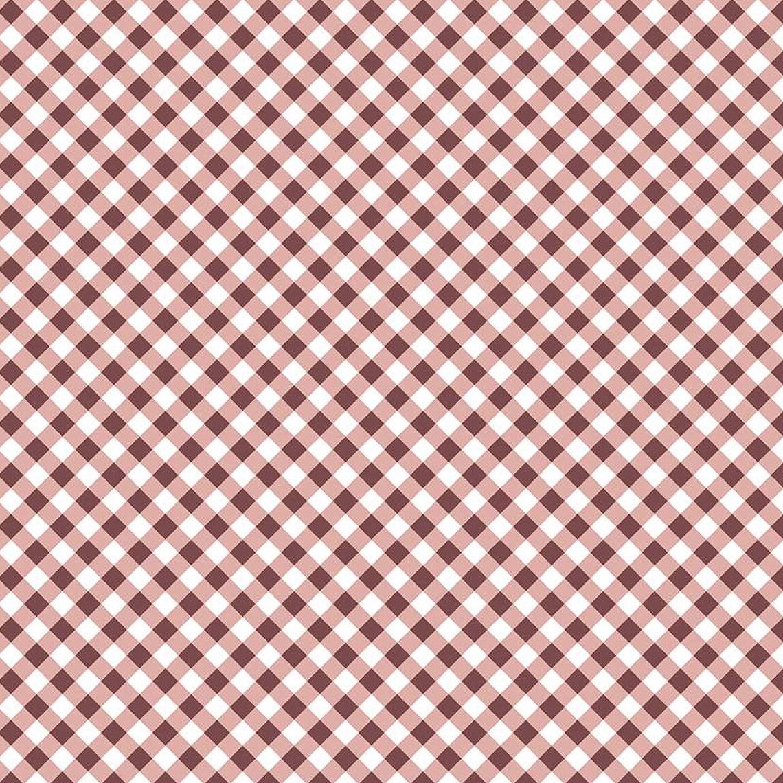 A WALK ON THE PRAIRIE Gingham dusty rose