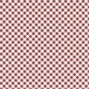 A WALK ON THE PRAIRIE Gingham dusty rose