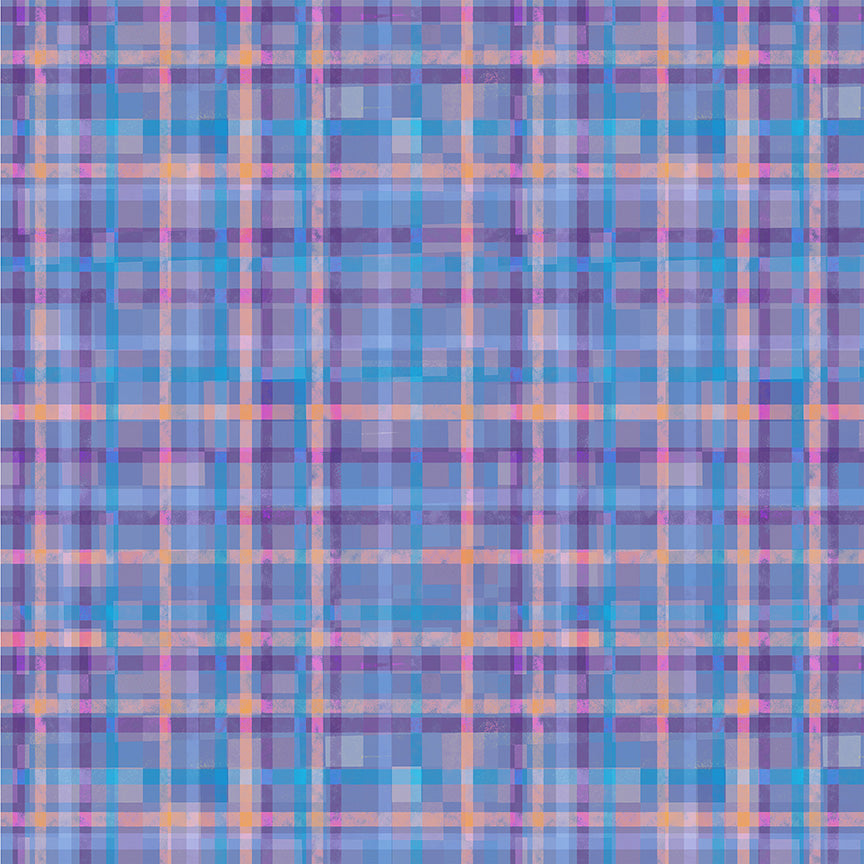 FUR-EVER FRIENDS Playful Plaid purple