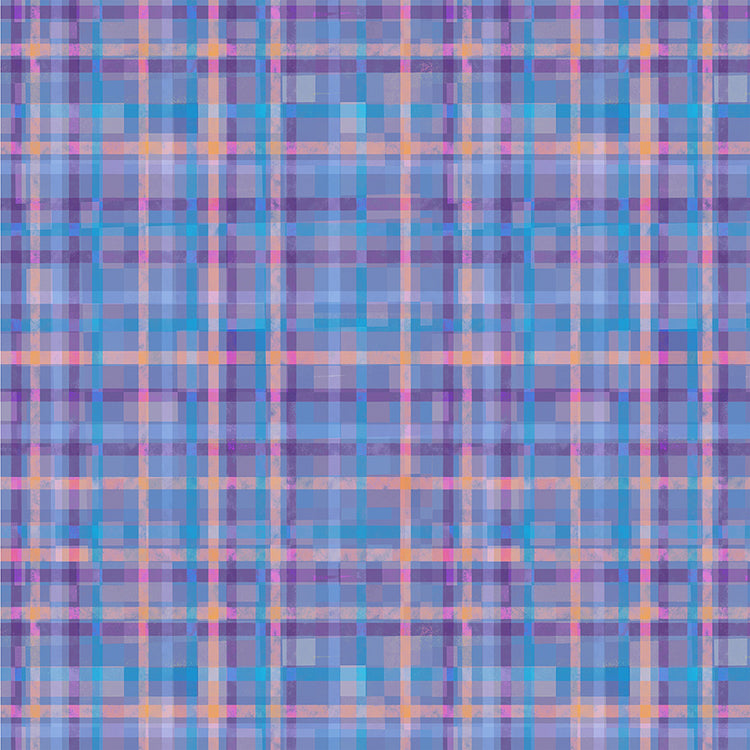 FUR-EVER FRIENDS Playful Plaid purple