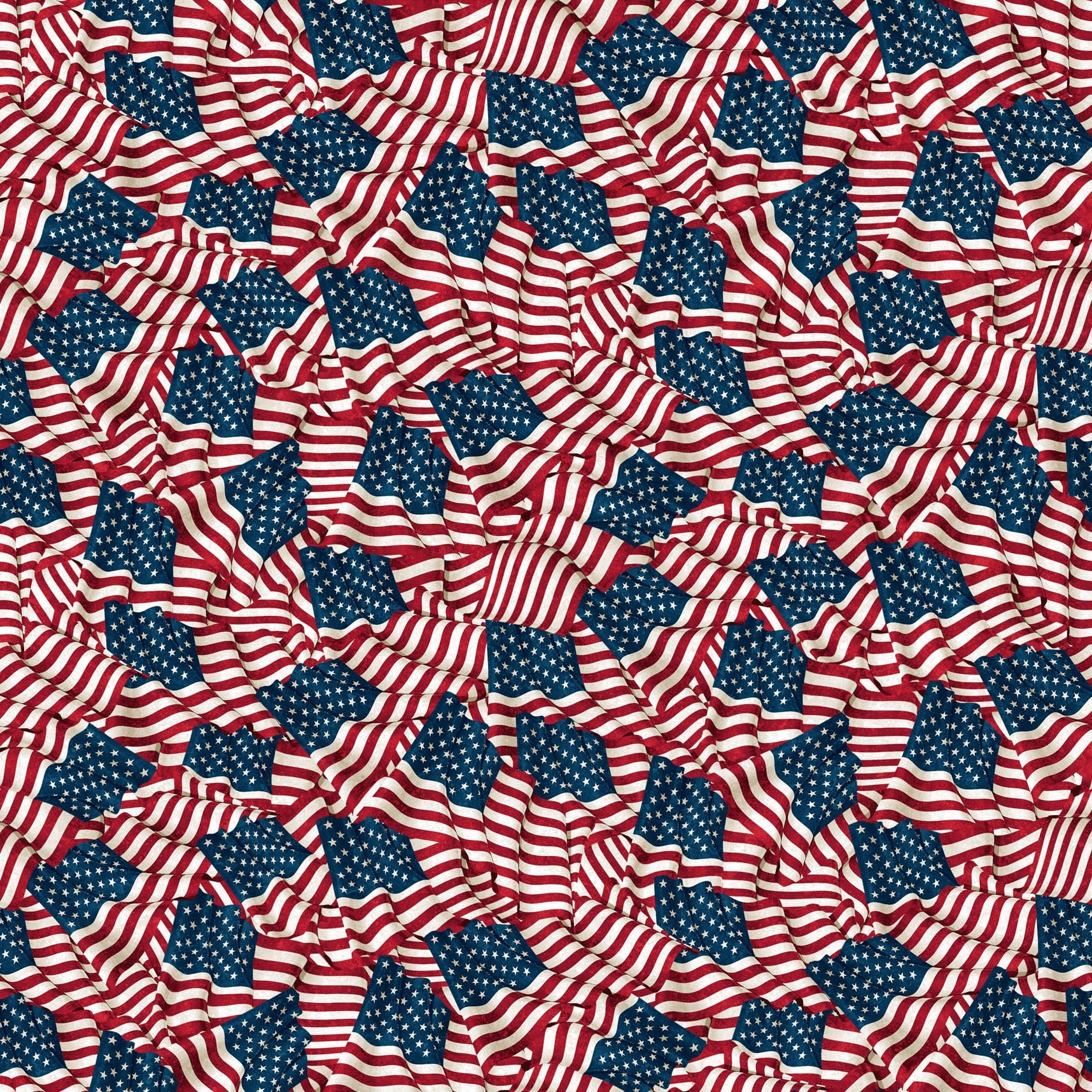STARS AND STRIPES 13 Waving Flags navy multi