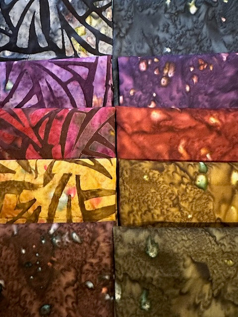 COLOR BEADS 10 fat quarters