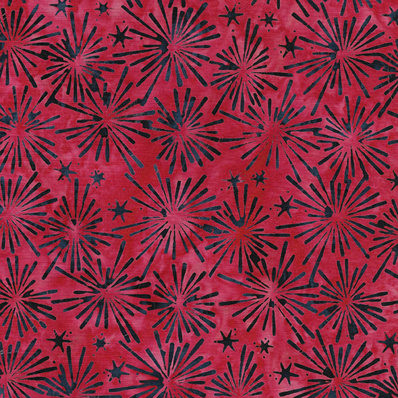 JUBILEE Bursting Stars red crimson