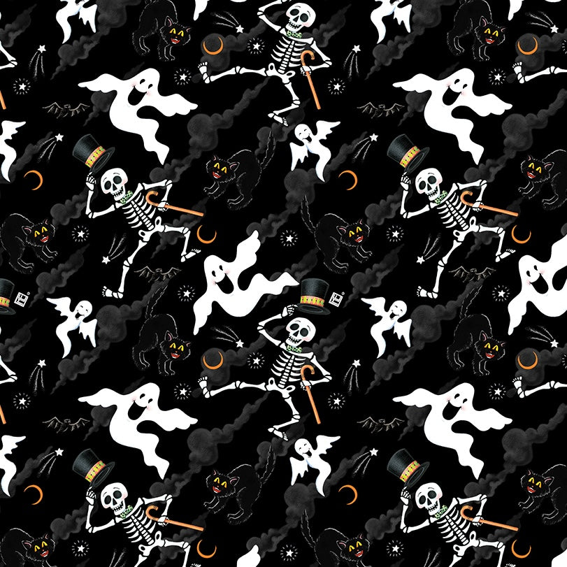 SPOOKY CUTE HALLOWEEN Scary Sky black