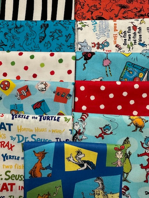 CELEBRATE SEUSS! 11 fat quarters