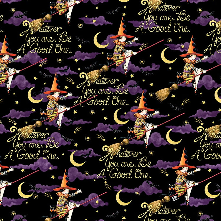 SPOOKY CUTE HALLOWEEN Be a Good One black