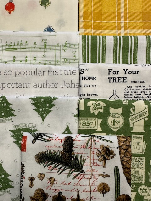 CLASSIC CHRISTMAS Green 9 half yards