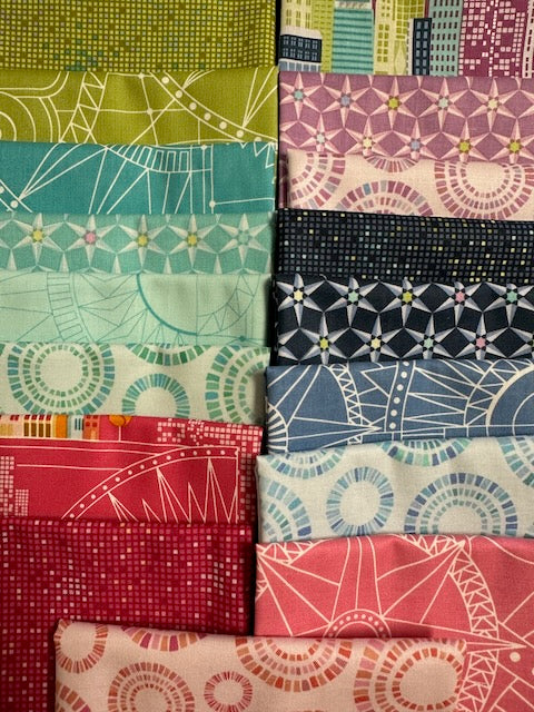 CITYSCAPES 17 fat quarters