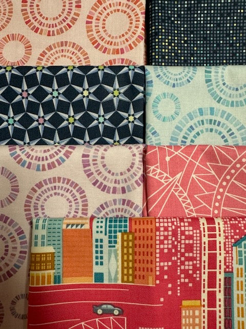 CITYSCAPES 7 fat quarters