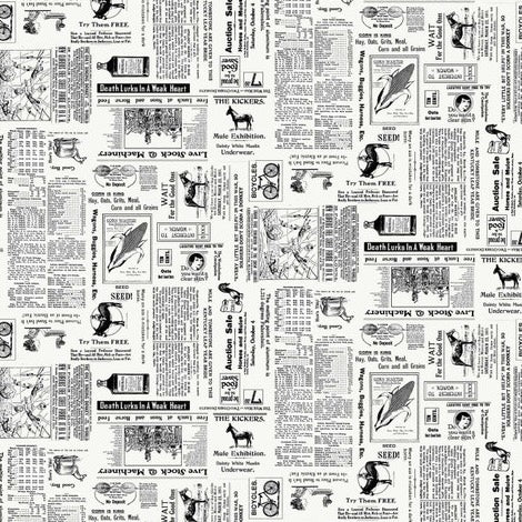 NEIGHBORHOOD ASSOCIATION Newspaper Ads off-white