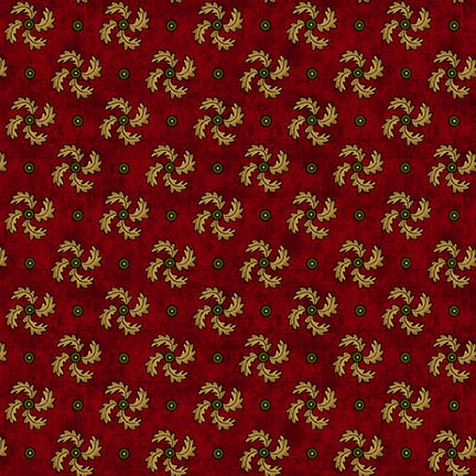 SCRAP BASKET FAVORITES Swirled Feathers cranberry