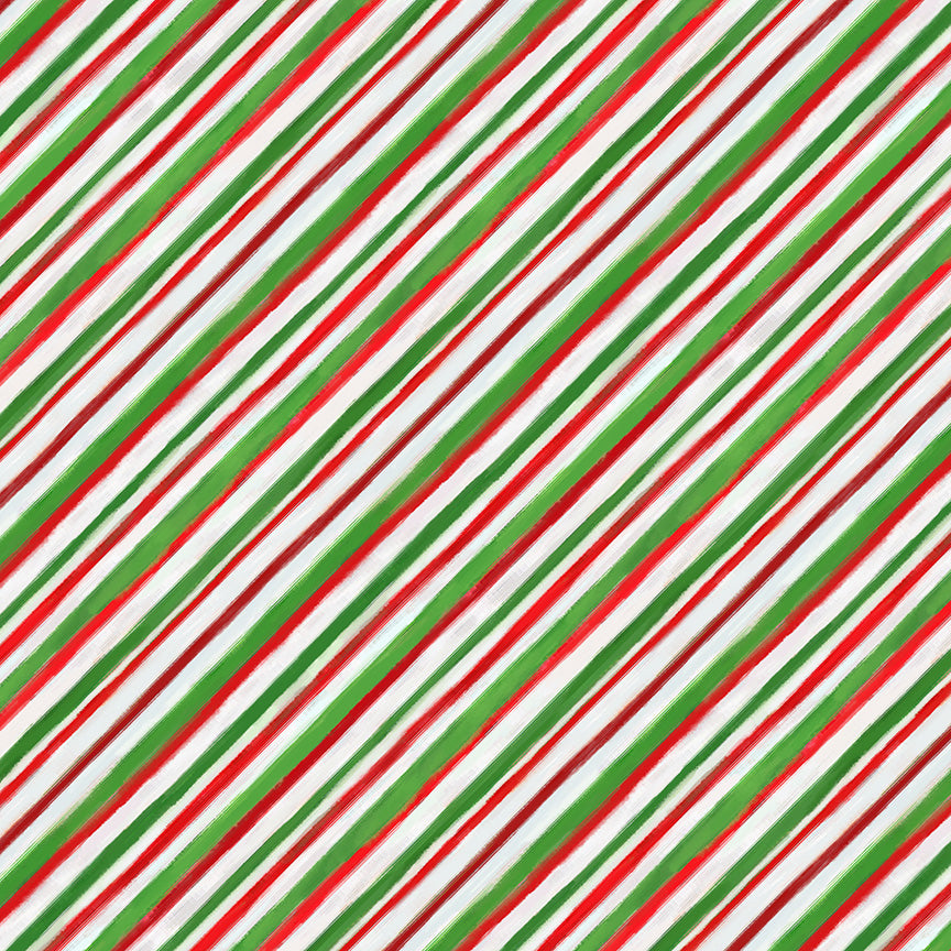 MEOWY CHRISTMAS Christmas Stripe wrapping paper
