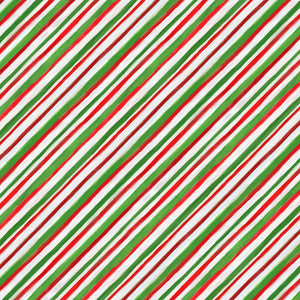 MEOWY CHRISTMAS Christmas Stripe wrapping paper
