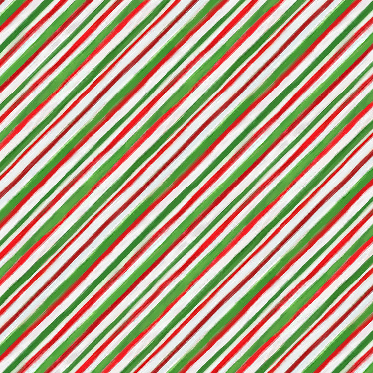 MEOWY CHRISTMAS Christmas Stripe wrapping paper