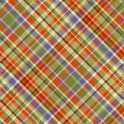CORNUCOPIA HARVEST Diagonal Plaid multi