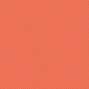 TULA PINK TRUE COLORS On the Grid salmon