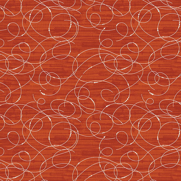 MODERN VINTAGE: TREASURED Etched Glass dark terracotta