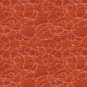 MODERN VINTAGE: TREASURED Etched Glass dark terracotta