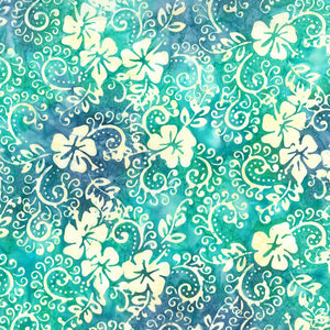 BOARDWALK DREAMS Hibiscus Swirl sea glass