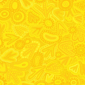BAIAME'S SPIRIT Bird Tracks yellow