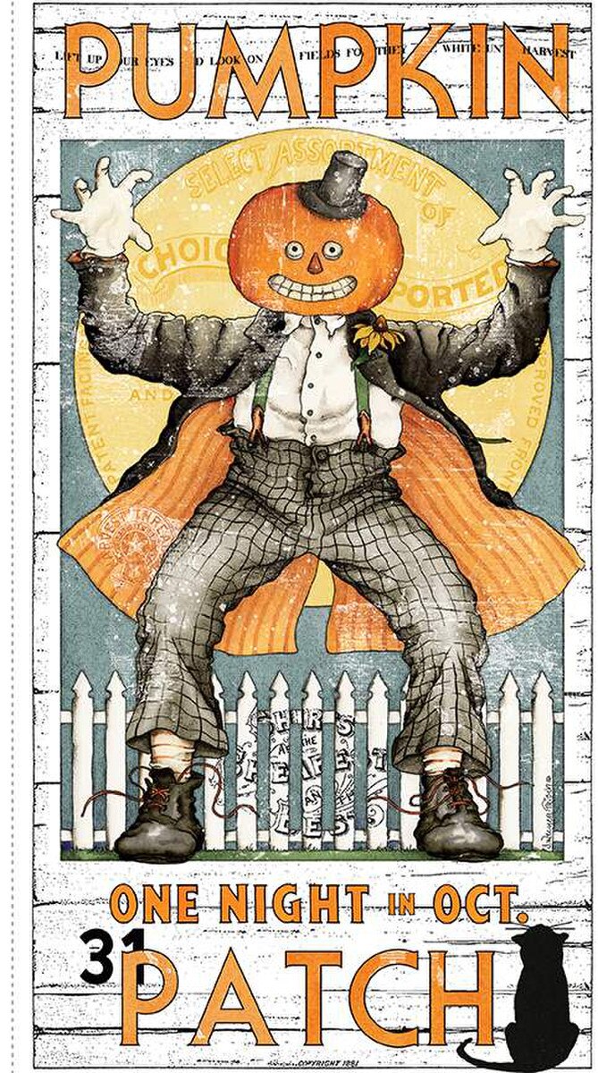 PUMPKIN PATCH Pumpkin Poster Main Panel 24"x43"