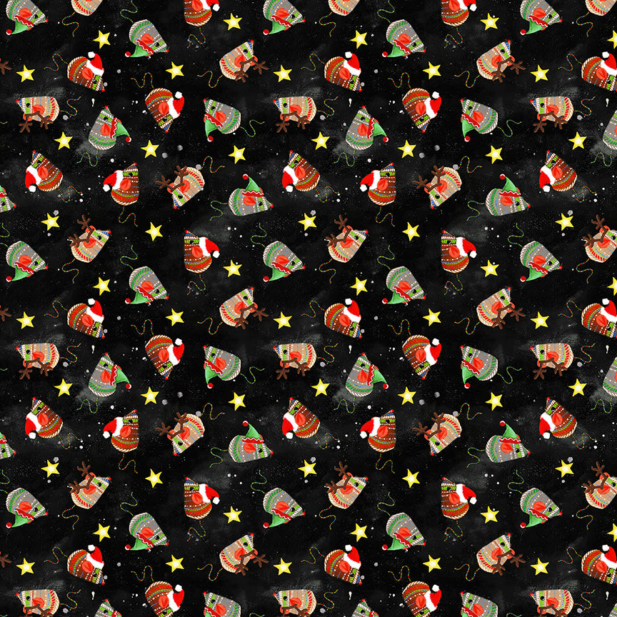 MEOWY CHRISTMAS Jolly Mice black