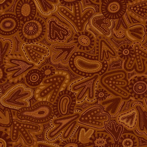 BAIAME'S SPIRIT Bird Tracks brown