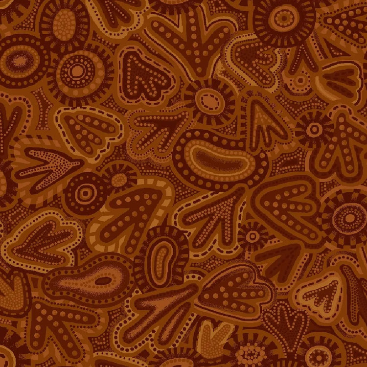 BAIAME'S SPIRIT Bird Tracks brown