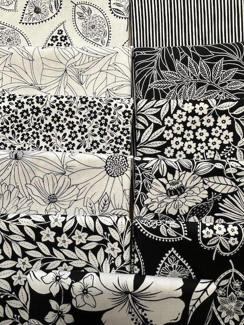 EBONY & IVORY 11 fat quarters