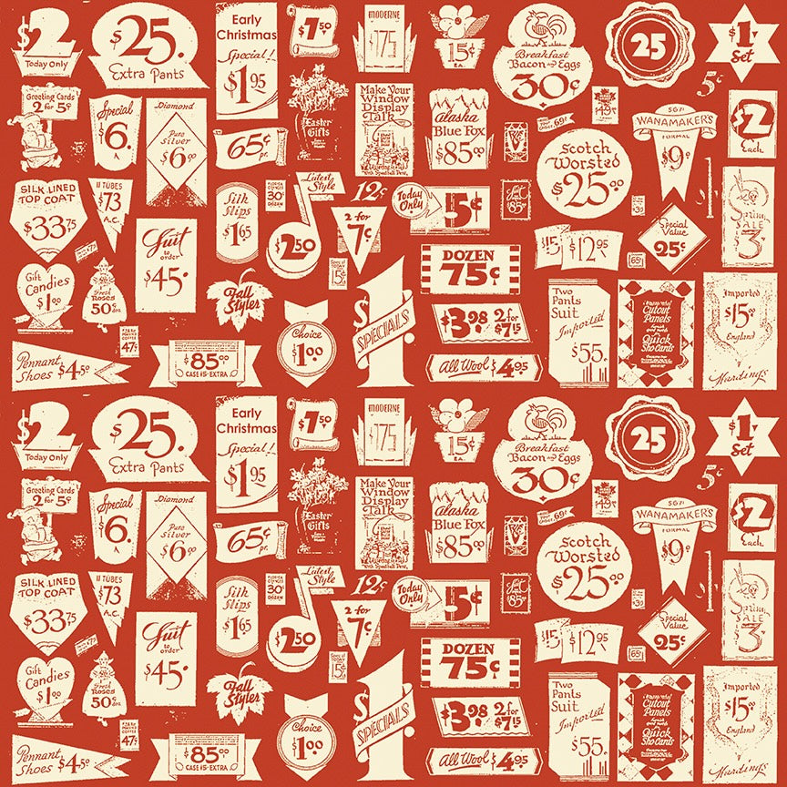 CLASSIC CHRISTMAS Gift Tags red