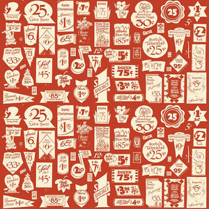 CLASSIC CHRISTMAS Gift Tags red
