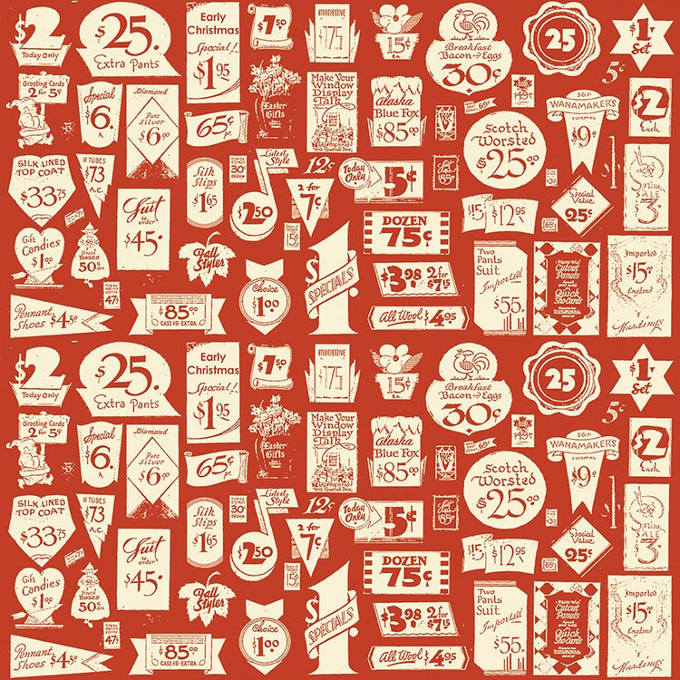 CLASSIC CHRISTMAS Gift Tags red