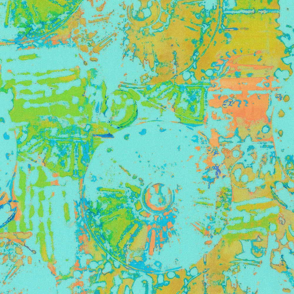 INDUSTRIAL IMPRINTS 22861-70 aqua